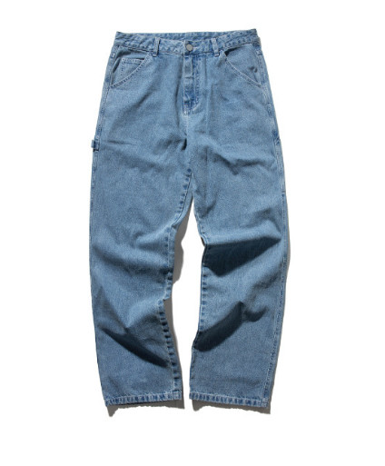 Street Wash And Make Old Men Pants Windproof Versatile Loose Baggy Jeans