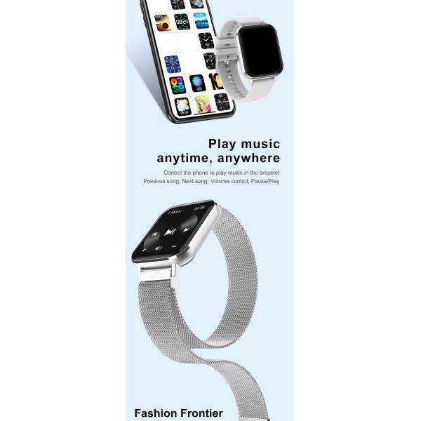 Браслет спорта DTX IPS умный большой дюйм IP68 ECG IPS 1,78 экрана