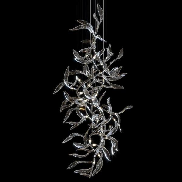CRI90+ Infinity Large Fishtail Chandelier Hotel Public Commercial Hall Pendants