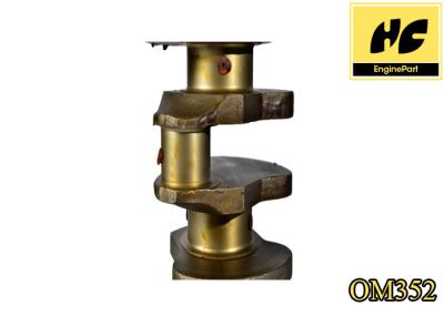 Metal Mercedes Benz Engine Parts , Precision OM352 Forged Steel Crankshaft