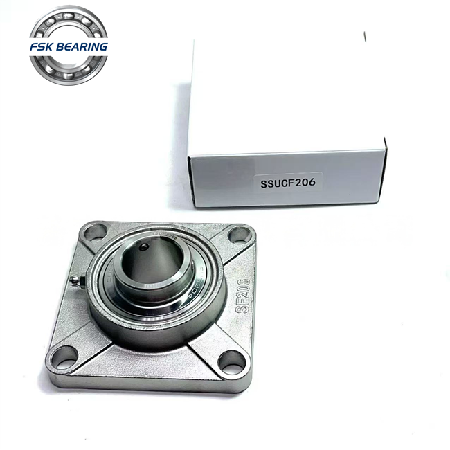 Stainless-housed SSUCFB206 Corrosion-resisted Rigidity-boosted 30*62*38.1mm Hanging-fit unit