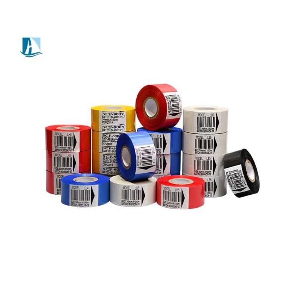20mm Black Hot Stamping Foil Thermal Transfer Barcode Printing Foil Ribbon