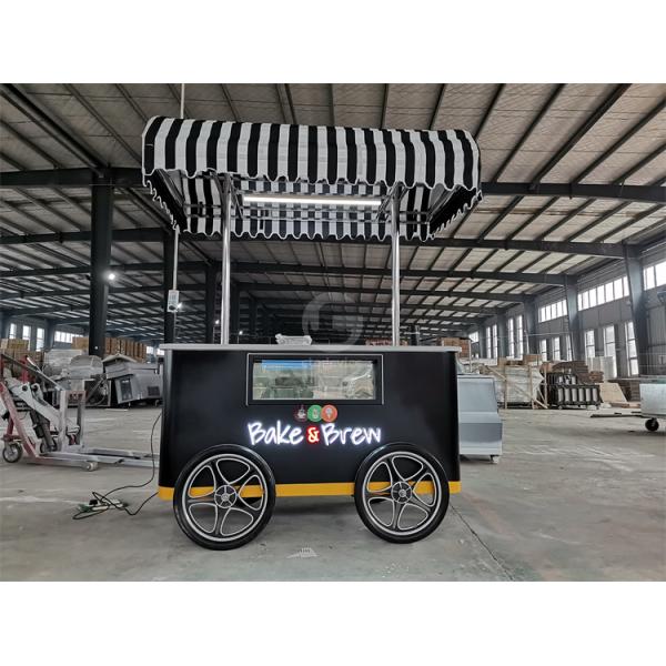 Multi-Function Coffee Carts Food Carts Mobile Food Cart for Ice Cream