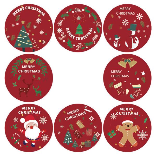 Thank You Cards, Christmas Stickers Set,  Thank You Business Card Thank You Roll Labels Thank You for Support