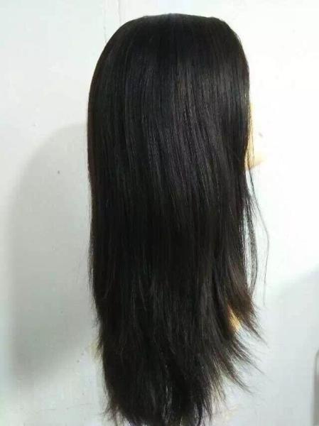 Wholesale Virgin European Hair Color Natural Color  14 inch Silk Top Stretch Cap Wigs Jewish Wigs Kosher Wigs