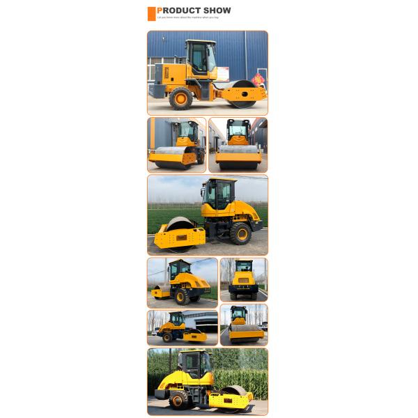 120 КН возбуждающая сила тандемный вибрационный роликовый компрессор для точного уплотнения асфальта