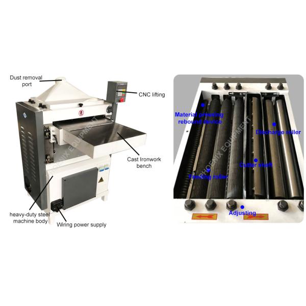 170MM MB206E Multifunction Wood Working Machine Planer Machine 2 Sides Work Working Small Planer