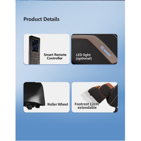 Full Body Reclining Massage Chair Preprogrammed SAA 8d Massage Chair ODM