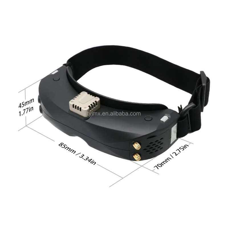 SKY04X PRO FPV Racing Goggles SteadyView & 1080p DVR with OLED Display and Head Tracker Plastic Material for Drones