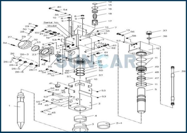 DD691520 Breaker Seals Repair Kit Fits HK330 In BHI Hydraulic Hammer