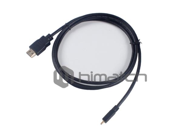 Cl3 Rated HDMI Cable / Micro HDMI D TO HDMI A Cable 3ft 6ft 10ft For Camera