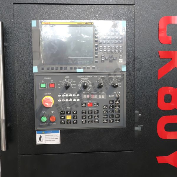 Automatic TCK80Y Slant Bed CNC Lathe Precision Metal Turning Center CE Certified