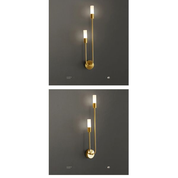 Luxury Wall Lamp Bedside Background Lamp Home Decoration Modern Led strip Crystal mirror headlights(WH-MR-84)