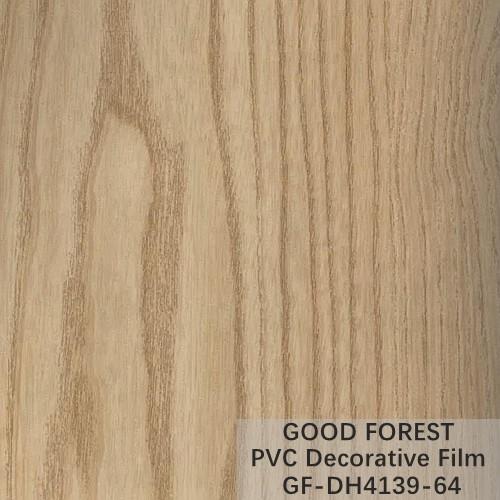 Flowability PVC Decorative Film Scratch Resistance Wooden Grain