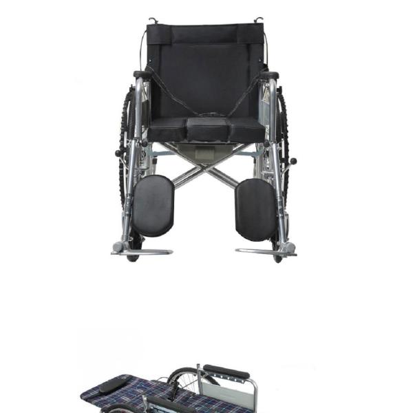 Light Manual Medical Transport Wheelchair Rehabilitation Equipment Load 100kg