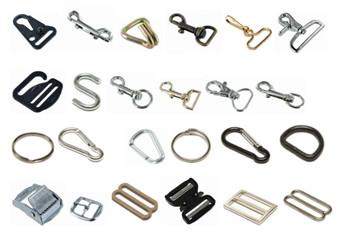 Iron Plated Chrome Pet Buckles Zinc Alloy 1'' 1/4''
