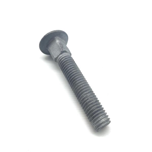 Carbon steel 4.8 5.8 M10 Long Neck Carriage Bolt With Fine Pitch Thread