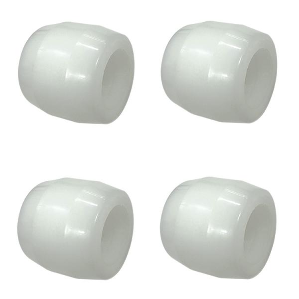 тележка паллета 80x60mm белая пластиковая назад катит твердые нося колеса для OEM грузоподъемников руки