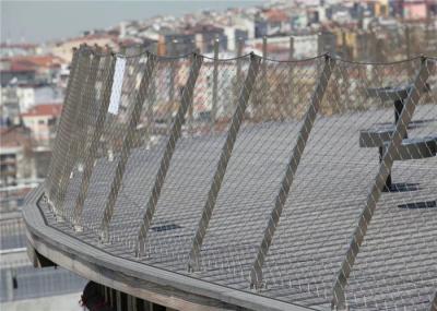 60x60mm Architectural Wire Mesh Inox 304 Stainless Steel Woven Mesh
