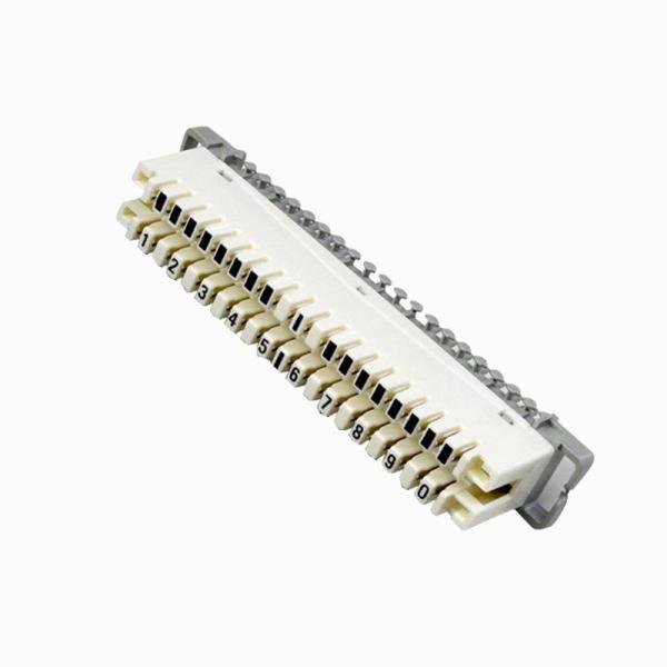 Plastic and Iron Nickel Plated LSA Krone Type Connection Module for Supply 100 Pairs