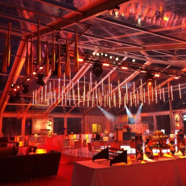 1000mm LED Meteor Lights RGB Full Color Milky White Tube for Outdoor Decorative Application