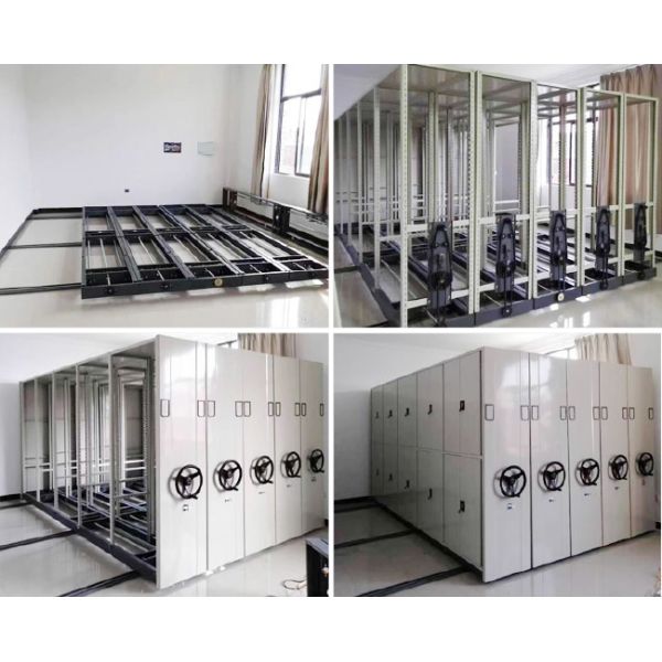Manual Mobile Shelving Hand Cranked Movable Compact Shelves Archives Compactor Rack System