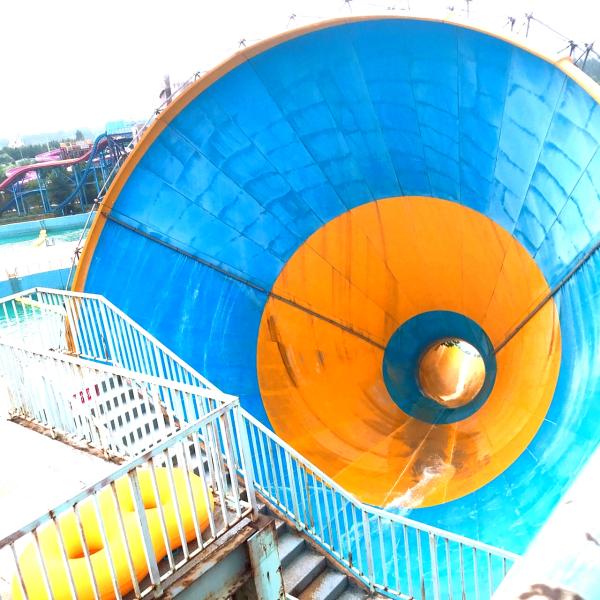 Mix Color 2000sq.m 5m Spiral Water Slide For Children