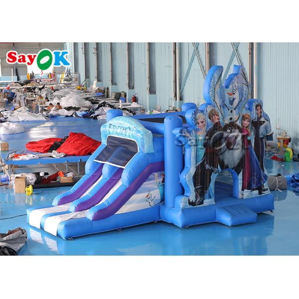 6m 20ft Children Frozen Bounce House Inflatable Bouncy Castles With Slide