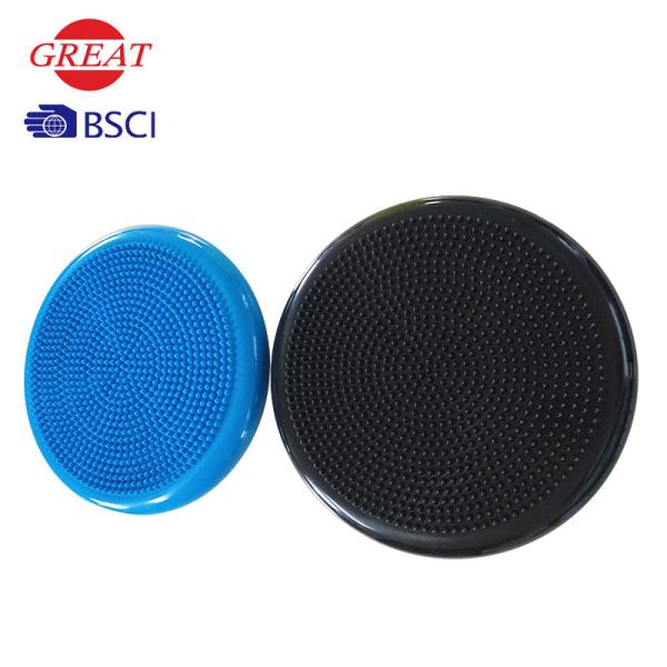 Blue Wobble Mat Ecofriendly PVC Material For Exercise Customized Logo