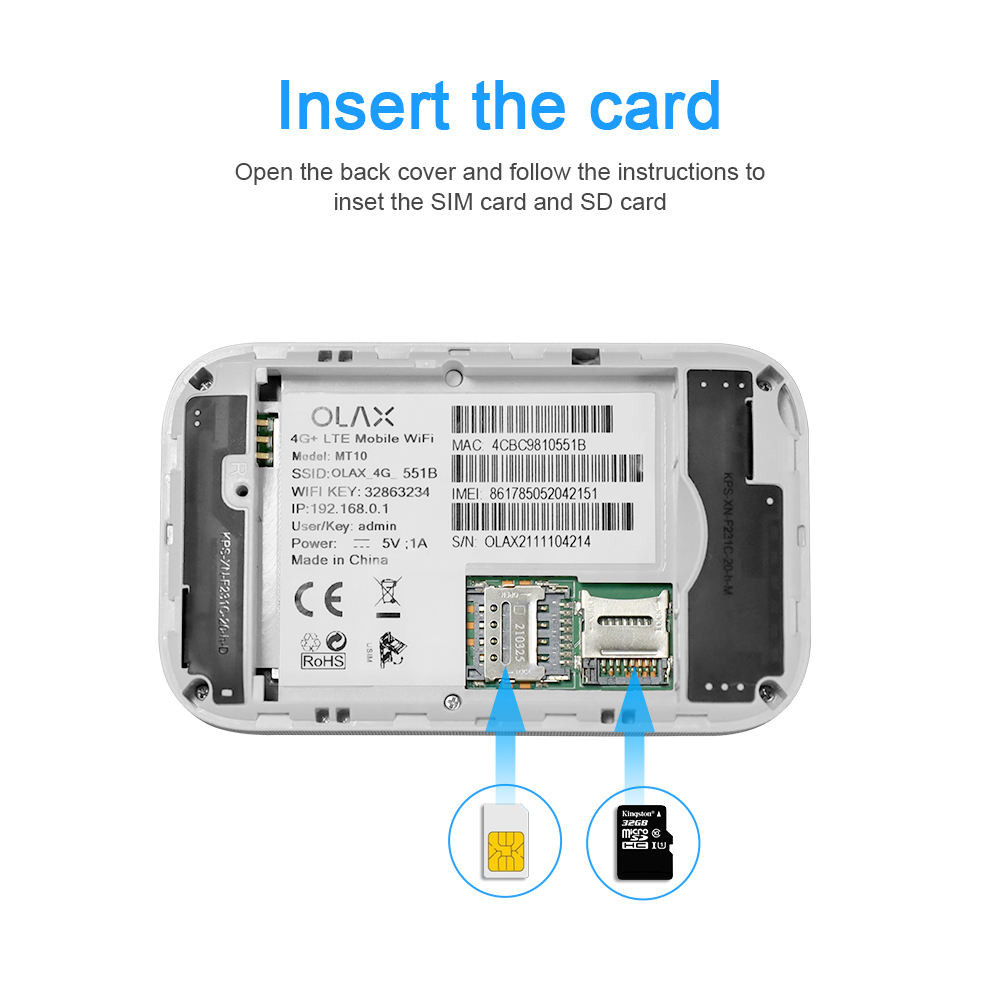 OLAX MT10 модем наружной MBB wifi6 esim vsim универсальный модем 5g мобильный wifi hotspot wifi маршрутизатор сим-карта