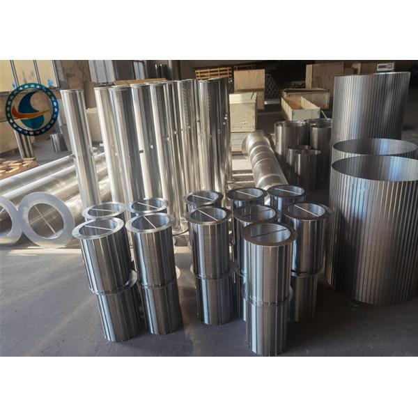 Bucket Type Stainless Steel 316l Grade Wedge Wire Filter Element OD 200mm