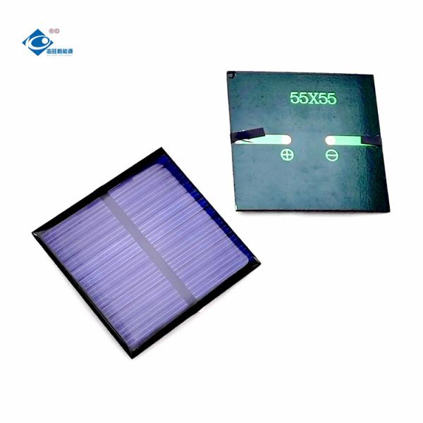 China Manufacturer ZW-5555-6V Poly Solar Panel Charger 0.45W Customized Epoxy Mini Solar Panel 6Volt