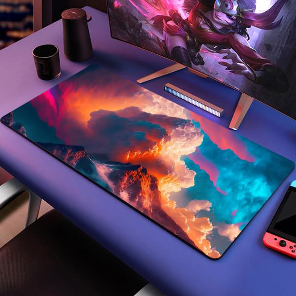 Gaming Style Custom Gaming Mouse Pads Xxxl 40x90 For EOM ODM With Edging Packaging