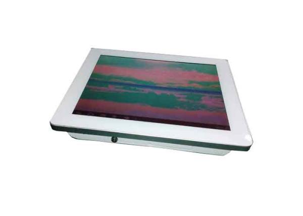 15 Inch Android Advertising Commercial LCD Display , White Enclosure Digital Menu Board