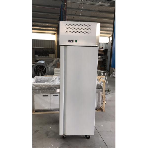 Stainless Steel Sliding Double Door Freezer