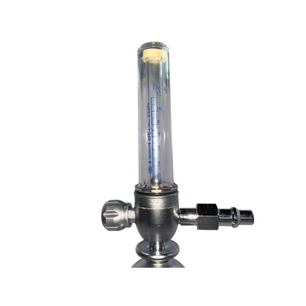 O2 Gas Brass Medical Oxygen Flowmeter For Emerfgency Care