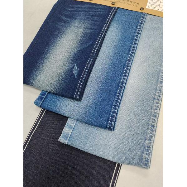 11oz Cotton Polyester Spandex Denim Fabric TWILL Style High Stretch For Jeans