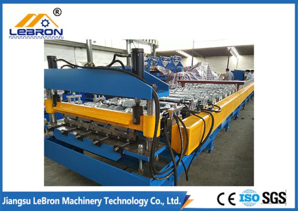 High Production Step Tile Roll Forming Machine Good Performance 0.8-1.2mm Thickness