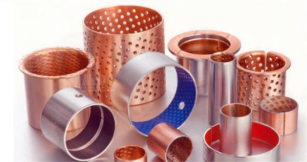 Packaging Food & Beverage Industry Self-Lubricating Bronze Flanged Sleeve Bushes Bearings