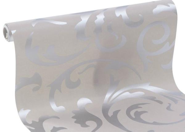 3D Design Silver Grey European Modern Wallpaper for Bedrooms TV Background