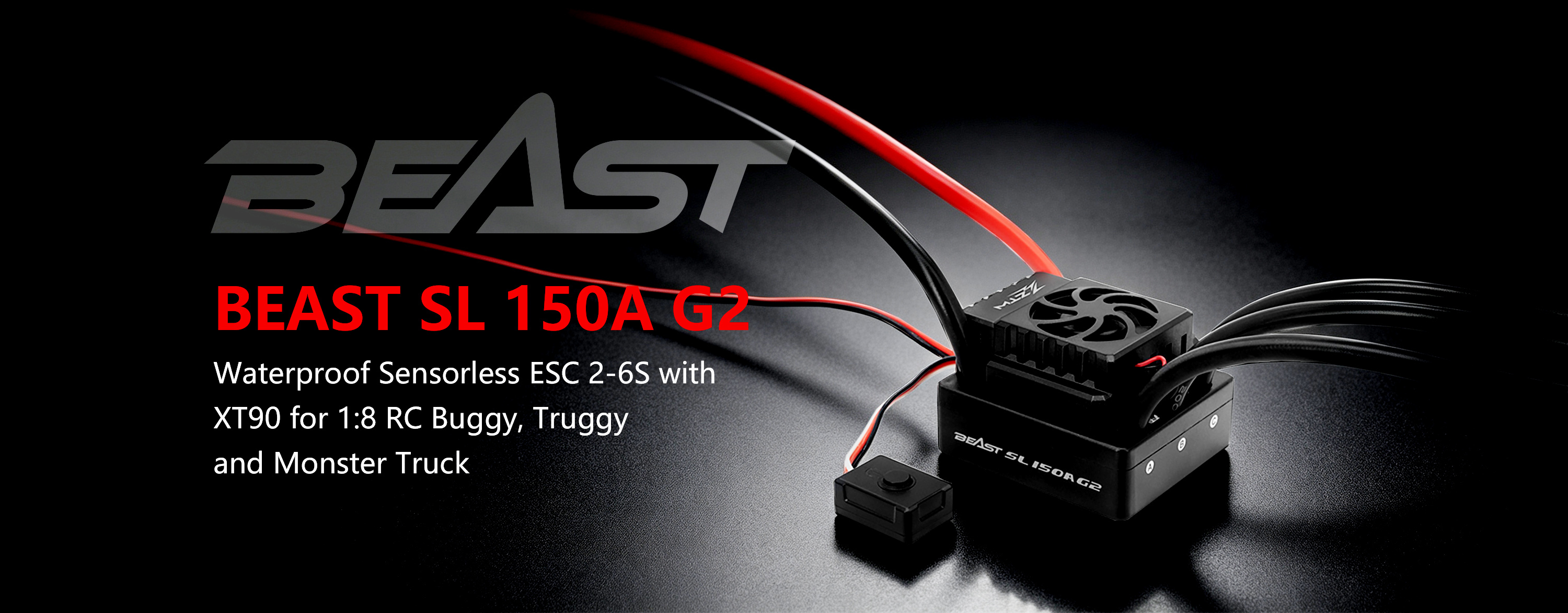 150A ZTW Beast ESC 32 Bit Waterproof Sensorless 2S-6S ESC Controller