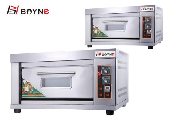 Stainless Steel Bakery Deck Oven Electirc Two Deck For Hotel