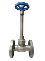 La fábrica del buen funcionamiento de O2/N2 SS304 PN40 ensancha directamente tipo tronco largo criogénico de la válvula de globo