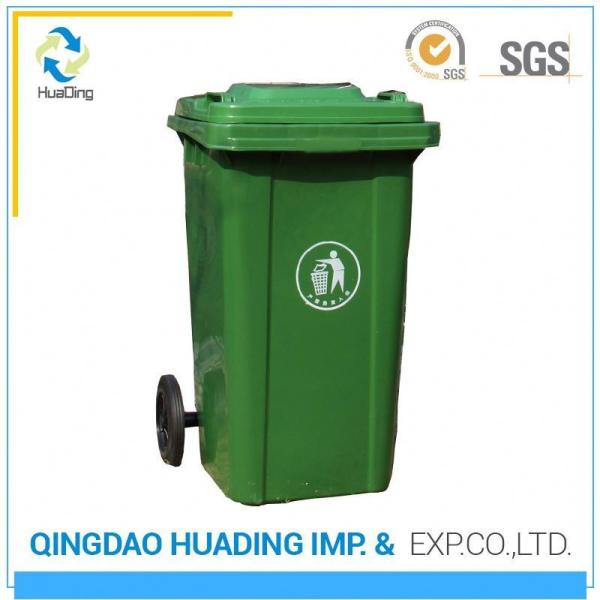 Plastic Standing Kitchen Garbage Trash Can with Wheels Large Size and Eco Friendly