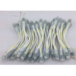 Желтый водоустойчивый свет пиксела СИД IP65 9MM для напольного знака СИД