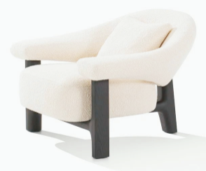 Foshan Manufacturer Comfortable Fabric Lounge Chair Living Room Sofa Chair