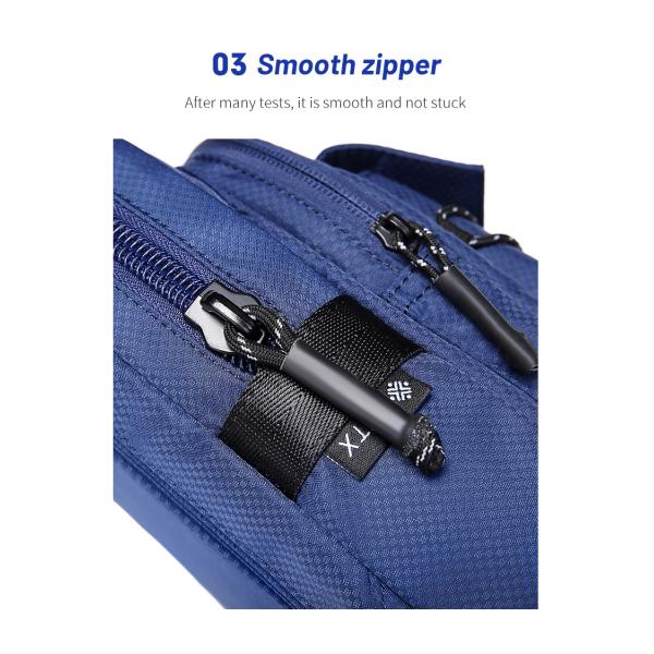 ODM OEM Oxford Textile Sports Crossbody Chest Sling Bags 18*9*28cm