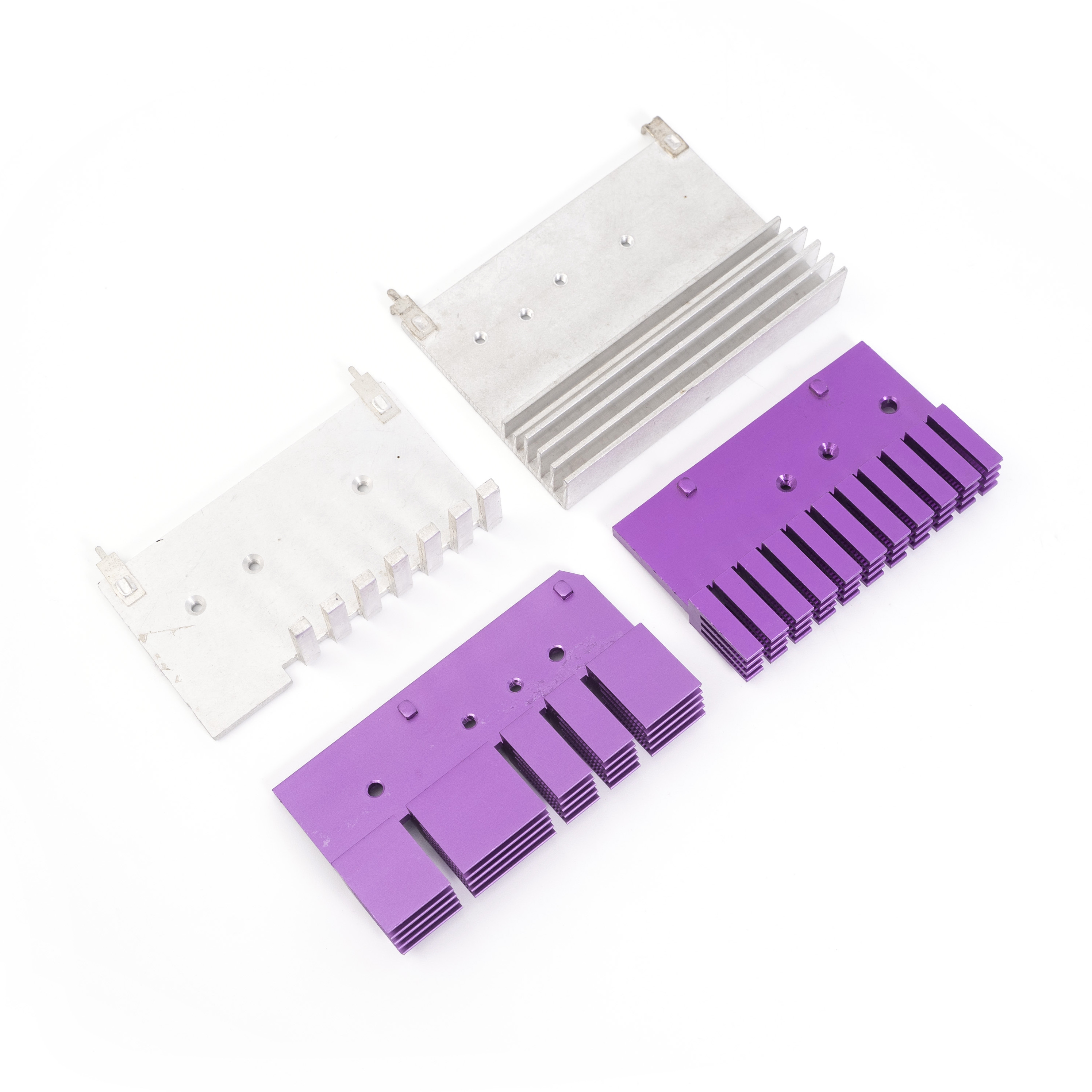 90*90*15mm Aluminum Alloy LED Heatsink 6000 Series Grade Square with Cutting Processing Service for Heat Sink Application