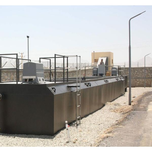 6m3/H 10m2 MBR Mobile Wastewater Treatment Plant For Restaurant Hospital