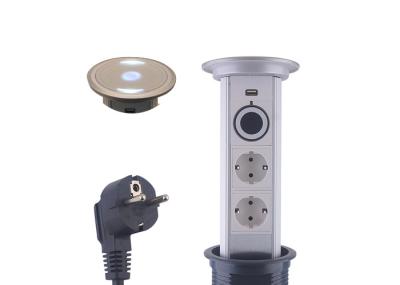 Smart Motorized Pop Up Socket 250V 16A 2 X EU Outlets